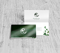 UV (High Gloss) Folded Business Cards