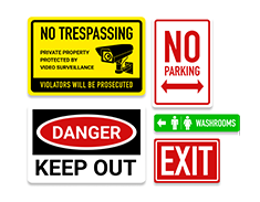 Aluminium Signs
