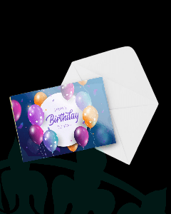 14pt AQ Invitation Cards