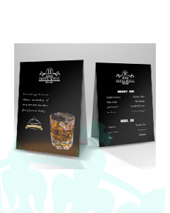 14pt Matte Tent Cards