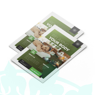 100lb Matte Finish Flyers