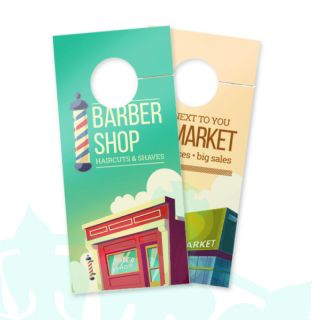 14pt Matte Door Hangers