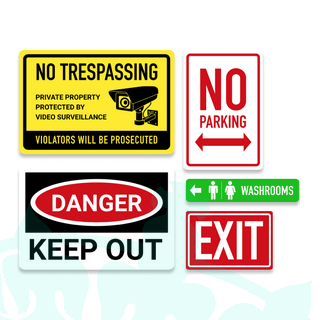 Aluminum Sign 3MM x 6 x 6