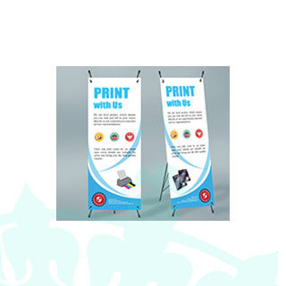 Vinyl X-Frame banners 23.6 x 63