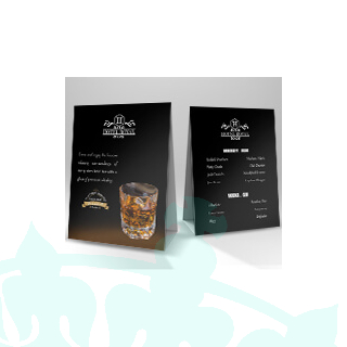 14pt Matte Tent Cards