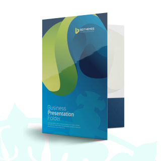 14pt UV Gloss Presentation Folders